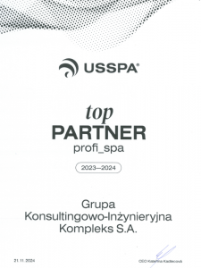 Top Partner firmy USSPA w sprzedaży wanien spa do użytku publicznego, 2024