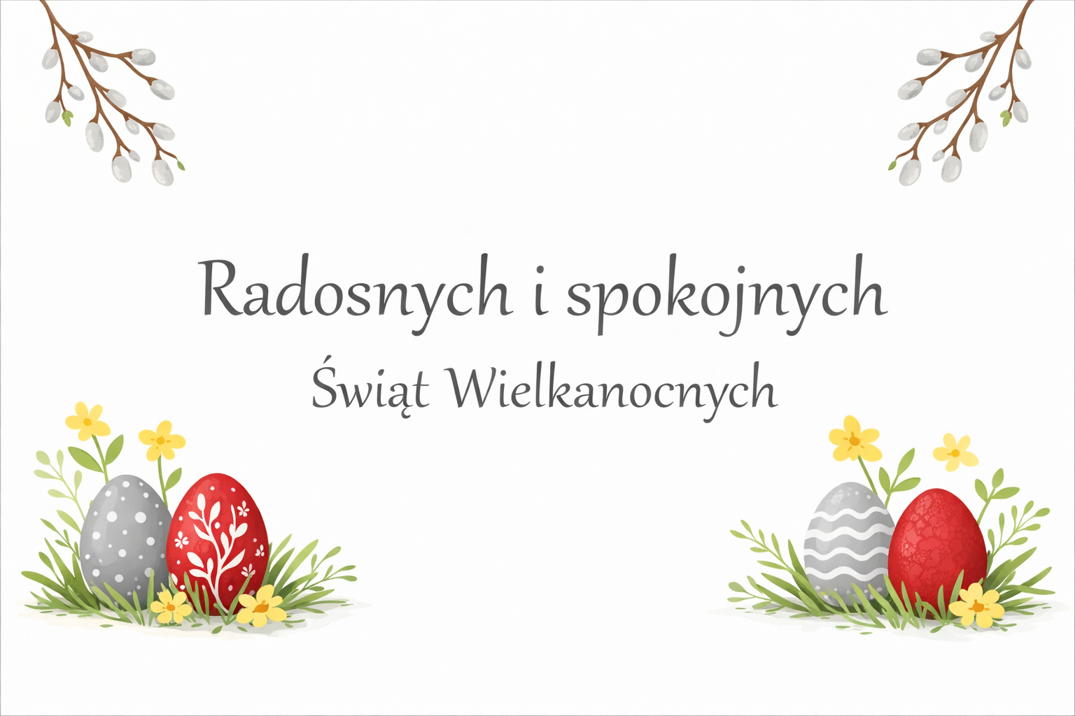 Pogodnych Świąt Wielkanocnych!