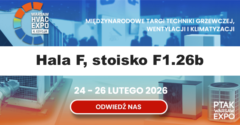 Zapraszamy na targi HVAC EXPO 2026