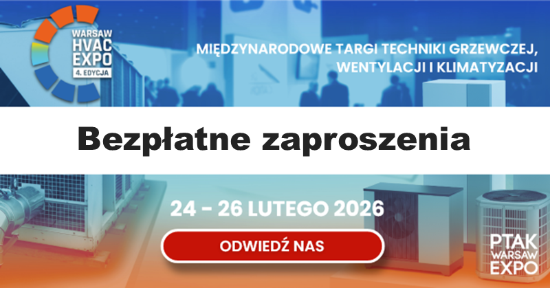 Bezpłatne zaproszenia na HVAC EXPO 2026